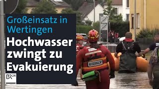 Großeinsatz Hochwasser zwingt zu Evakuierung  BR24 [upl. by Isiah769]