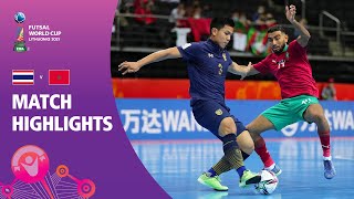 Thailand v Morocco  FIFA Futsal World Cup 2021  Match Highlights [upl. by Rosalee408]