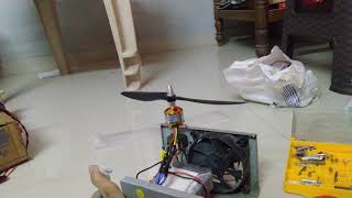 A2212 1400kv Brushless Motor Test [upl. by Einner850]