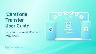 iCareFone WhatsApp Transfer  How to Backup amp Restore WhatsApp [upl. by Mateusz]