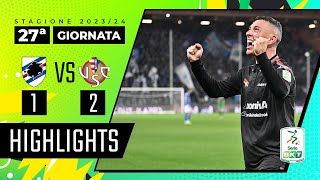 Sampdoria vs Cremonese 12  La Cremo torna a vincere  HIGHLIGHTS SERIE BKT 2023  2024 [upl. by Miun]