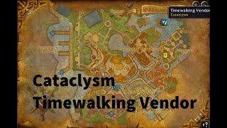 Finding the Cataclysm Timewalking Vendor Alliance  Smoldering Timewarped Ember [upl. by Christoph586]