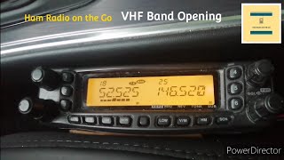 VHF 6 METER LARGE NORTH AMERICAN OPENING YAESU FT8900R vhf hamradio yaesu [upl. by Myo]