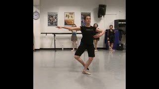 Assemblé  Jeté  Pas De Chat ballet class tutorial beginner [upl. by Wernda]