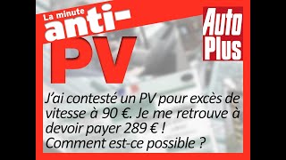 Excès de vitesse de 1 kmh  amende disproportionnée [upl. by Abijah]