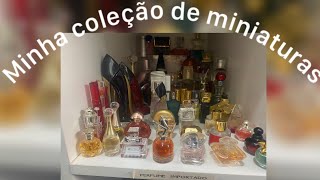 Coleção de perfumes miniaturas [upl. by Ielerol]