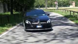 Mercedes Classe A45 AMG prova su strada [upl. by Annairt448]