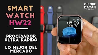 REVIEW SmartWatch HW22 y como conectarlo al teléfono  SEXTA GENERACION 2021 [upl. by Shoshanna]