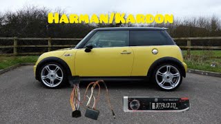 Replacing The Radio On An R53 Mini Cooper With Harmon Kardon [upl. by Ahsem26]