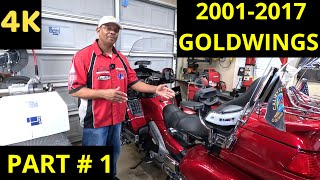 Helibars Installation pt 1 20012017 Honda Goldwings [upl. by Joette977]