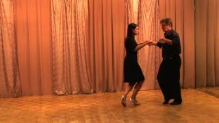 Learn the Argentine Tango Ocho beginner level [upl. by Polinski]