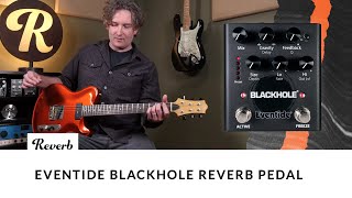 Eventide Blackhole Standalone Pedal Demo  Tone Report [upl. by Arodnap237]