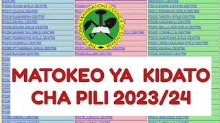 MATOKEO YA NECTA KIDATO CHA PILI 2023 • NECTA RESULT FORM TWO 2023 [upl. by Asit317]