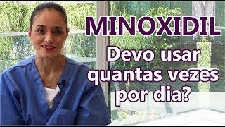 Como usar o MINOXIDIL para calvície [upl. by Schurman]