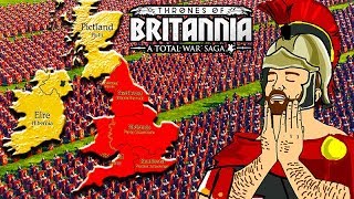 ROMANS IN THRONES OF BRITANNIA Total War Saga Thrones of Britannia The Lost Legion Mod Gameplay [upl. by Nnylf263]