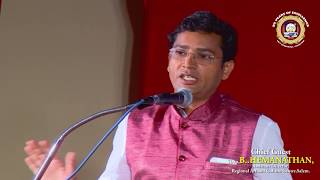 Lalit kalakshetra03092017 Thiru HEMANATHAN Speech [upl. by Niveek]