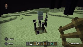 bedrock enderman farm in minecraft [upl. by Alrich]