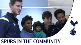 Vertonghen Dembele amp Stambouli visit North Middlesex Hospital [upl. by Eissej660]