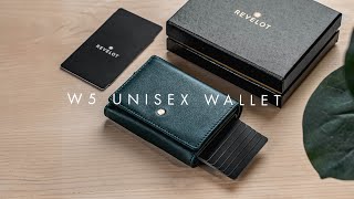 Revelot W5 Unisex Smart Wallet  Genuine Napa Leather [upl. by Petr]