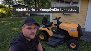 Ajoleikkurin leikkuupöydän kunnostus [upl. by Shifrah]