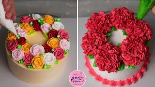 So Amazing Cake Decorations Compilation  Fancy Rose Cake Decorating Ideas  Birthday Cake [upl. by Aniraad52]