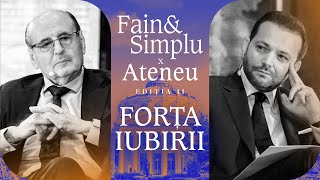 SUFLETUL ȚINE CORPUL ÎN VIAȚĂ DR CONSTANTIN DULCAN amp MIHAI MORAR  Fain amp Simplu X Ateneu 118 [upl. by Adnawyt834]