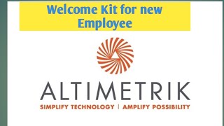 Altimetrik Welcome kit for new Employee New Joiners [upl. by Hannala]