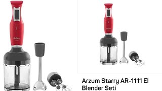 Arzum Starry AR1111 Blender Seti Tanıtımı ve İncelemesi [upl. by Somerville]