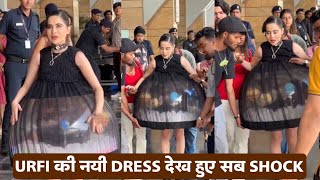 Urfi javed new dress shocks everyone Urfi Javed Solar system dress urfi javed dress reaction [upl. by Tenaej]