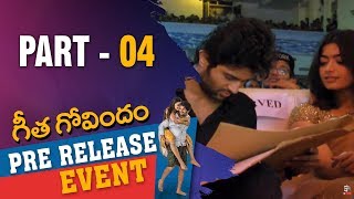 Geetha Govindam Pre Release Event Part 4  Vijay Deverakonda Rashmika Mandanna [upl. by Nosae]