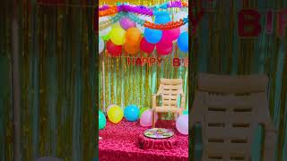 Home style birthday decoration birthday decoration at home Priyank ke birthday ke liye decoration [upl. by Saltzman807]