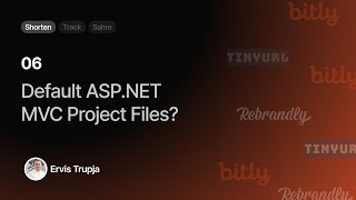 06 Default ASPNET MVC Project Files [upl. by Ahseal]