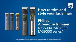 MG592015 Philips AllinOne Series Trimmer 5000 10in1 [upl. by Trudnak342]