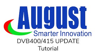 August DVB400415 Freeview Box Firmware Upgrade Tutorial [upl. by Alberta]