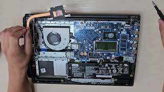 Lenovo V15IKB Disassembly and cleaning  thermal paste replacement [upl. by Emie]