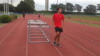 Atletismo entrenamiento de vallas [upl. by Lissa]