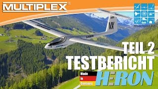 HERON von MULTIPLEX Modellsport Video Testbericht  Teil 2 Flugbericht am Hang [upl. by Kurt]