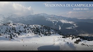 Madonna Di Campiglio  Folgarida  Marilleva  Pinzolo Boarding  Skiing March 2023 [upl. by Rfinnej40]