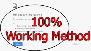 Site Cannot Be Reached  How To Fix Site Cant Be Reached Problem In Google Chrome [upl. by Ojok513]