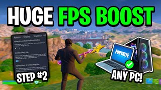 8 Quick Tips To BOOST FPS In Fortnite 🔧 Huge FPS Boost [upl. by Notsuj669]