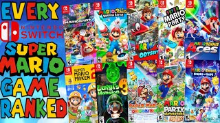 Ranking EVERY Mario Game On Switch From WORST TO BEST Top 15 Games [upl. by Statis]