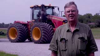 Illinois Farmer Reduces Tire Compaction on Versatile 520 by Upgrading to LSW Goodyear Farm Tires [upl. by Assilam]