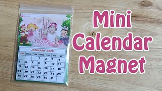 Magnetic Mini Calendar DIY Souvenir [upl. by Koziel]