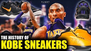 The History Of Kobe Bryant Sneakers From Adidas To Nike [upl. by Fortunio]