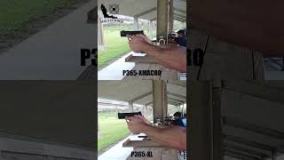 Sig P365XL vs P365XMACRO  Recoil  LOX and LOADED [upl. by Ahsinyar]