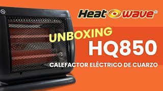 Cómo usar el calefactor eléctrico de cuarzo HQ850  Heatwave [upl. by Lupe]