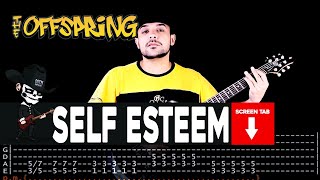 【THE OFFSPRING】 Self Esteem  cover by Masuka  LESSON  GUITAR TAB [upl. by Giarg]