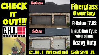 CHI Overhead Carriage House Garage Door with Fiberglass Overlay [upl. by Morganstein]