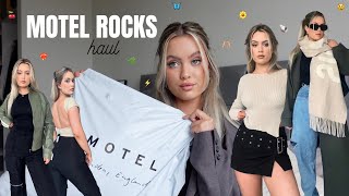 HUGE NEW IN MOTEL ROCKS TRYON HAUL  the most UNREAL neutral pieces ever  DISCOUNT code xx [upl. by Ohcirej]