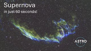 Supernova in 60 seconds  Captured with my Stellarvue SVX090T [upl. by Spieler]